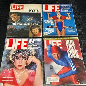 Life Magazine 4 pcs vintage